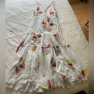 20% OFF 2+ BUNDLES! Urban Outfitters Maxi Dress. White multi color. XS